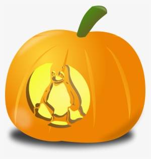 This Free Icons Png Design Of Tux Pumpkin #485990