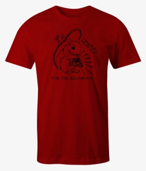 I'm Nutty For The Illuminati - Black Chicago Flag T Shirt #486117