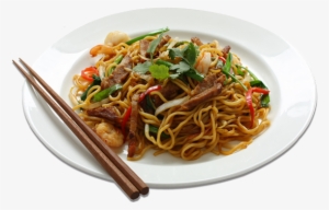 Chow Mein In Plate #486372