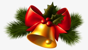 Bell Cliparts Background - Christmas Bell Png #486394
