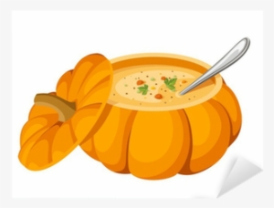 Soup In Pumpkin - Illustration #486416
