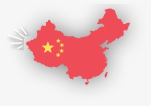 China Flag - China Map Vector Png #487016
