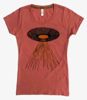Flying Saucer On Women's Favorite Crew #487594