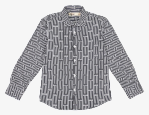 Nove Black White Lines Shirt #487596