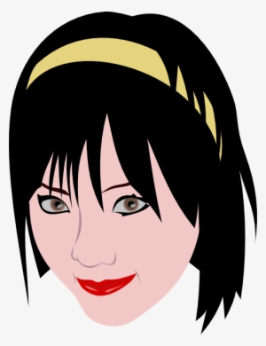 How To Set Use Girl Wearing A Headband Clipart #487644