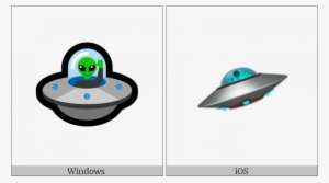 Flying Saucer On Various Operating Systems - Cartoon #487842