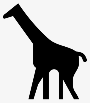 Giraffe Silhouette - - Giraffe Flat Icon #488021