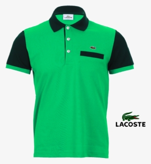 ~lacoste Slim Fit Two Tones Mint Green Color Polo - Two Color Polo Shirt #488280