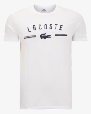 Lacoste T Shirt Mit Logo Stickerei Weiss 9201261477918f1e41d7 - Shirt #488799