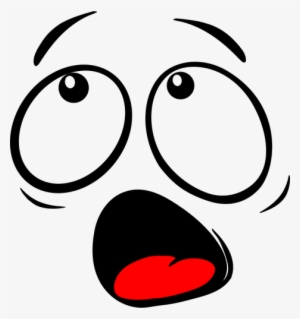 Scared face emoticon. 21095362 PNG