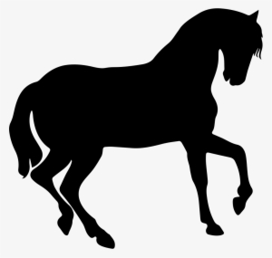 Horse Black Side Shape Comments - Horse Silhouette Png - Free ...