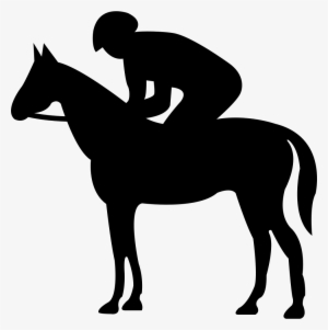 Quiet Horse With Jockey Silhouette Svg Png Icon Free - Silueta De Jinete Con Caballo #489231