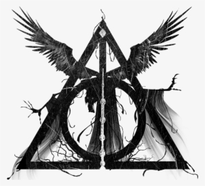 Clipart Freeuse Stock Dementor Drawing Easy - Deathly Hallows Symbol With Death #489645