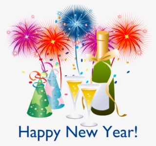 Happy New Year Png - Clip Art New Years Eve 2018 #4800080