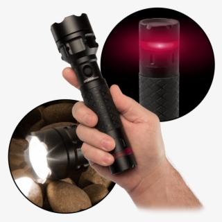 300 Lumen Cree Led Pro Series Red Alert Flashlight #4800386