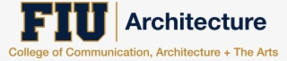 Department Of Architecture Logo - Florida International University #4800564