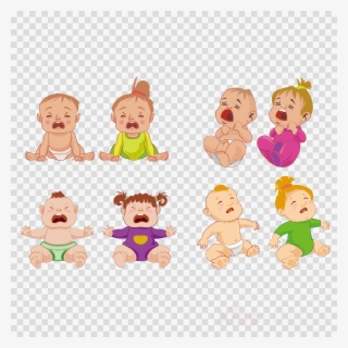 Baby Boy And Girl Crying Clipart Infant Boy - Crying Baby Boy & Girl #4800674