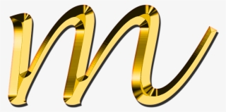 Golden M Png - Golden Buchstaben S Png #4800909