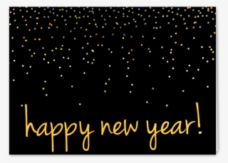 Picture Of Confetti Happy New Year Greeting Card - Uniroyal Giant Tire #4802647