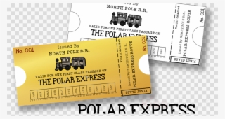 The Polar Express Clipart Train Christmas Day Event - Train Pole Express Ticket #4803529