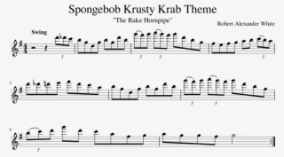 Spongebob Krusty Krab Theme Sheet Music Composed By - Tubby The Tuba Solo Part #4805089