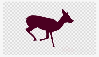 Deer Running Sequence 1 Clipart Reindeer Clip Art - Icon Sepak Takraw Vector #4805230