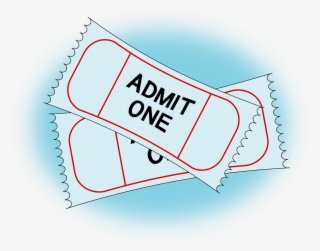 Movie Ticket Clip Art #4805304