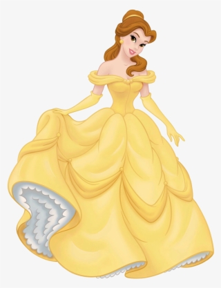 Yellow Dress Clipart Beauty And The Beast Dress - Disney Princess Belle #4806894