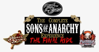 The Complete Sons Of Anarchy Experience - 2015 Sturgis Rally 75th Anniversary Logo 4 Inch Biker #4807441