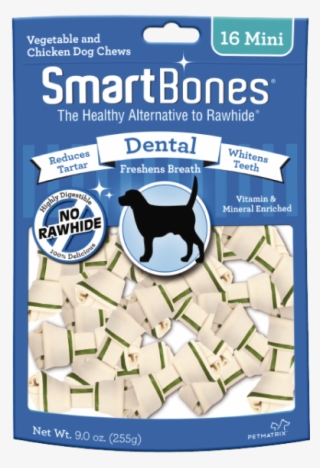 108-02744 - Smart Bones - Dental Chews Dog Treat Mini 2" - 24 Bones #4807568