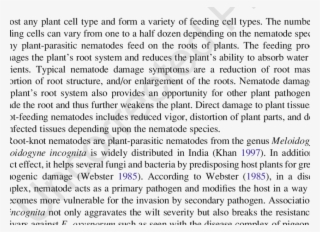 1 Plant-parasitic Nematode, , (b), And ( - Fin Text #4807864
