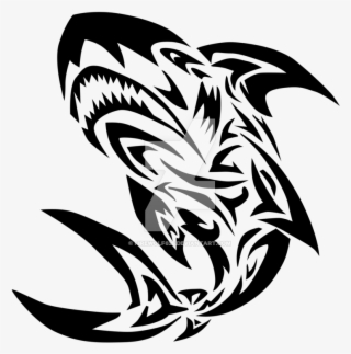 Shark Tattoos Designs, Ideas And Meaning - Tribal Shark Vector Png #4808481
