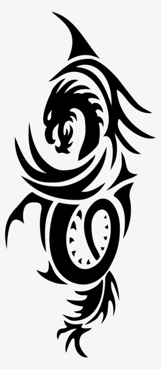 Tribal Tattoos Png 16, Buy Clip Art - Custom Green Dragon Shower Curtain #4808491