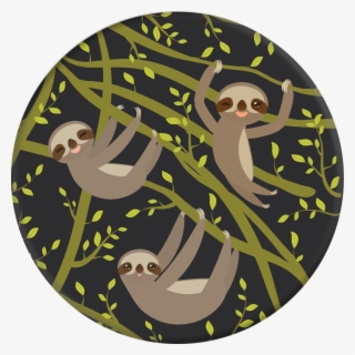 Wholesale Cell Phone Accessory Popsockets - Popsockets Grip And Cell Phone Stand-sloths A Lot #4811521