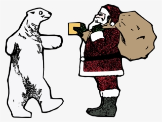 Medium Image - Polar Bear & Santa #4811726