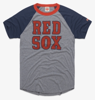 Block Red Sox Baseball T Shirt 01010512050 Grey Navy - Baseball #4815009