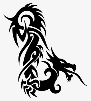 Tribal Dragon - Tribal Tattoo #4817101