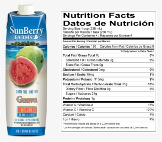 Guava - Sunberry Limited Guava 100 Percent Juice - 12 Fl. Oz. #4817606