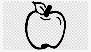 Apple Outline Png Clipart Apple Clip Art - Record Vector Transparent Background #4819159