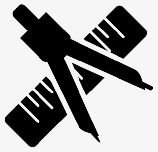 Ruler Png Compass And Ruler For Mathematics Svg Png - Compass And Ruler Icon #4819411