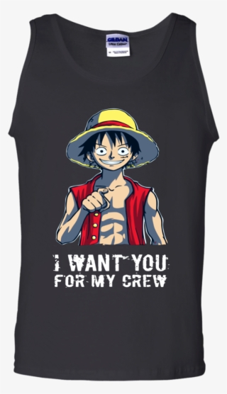 I Want You For My Crew One Piece Luffy Tank Top - Help More Bees Plant More Trees #4821998