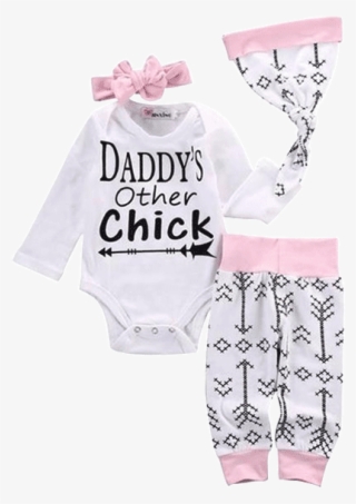 Images / 1 / 2 - Baby Girls Arrow Letter Print Long Sleeve Romper Pants #4822736