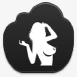 Sexy Girl Icon Image - Sexy Pink Girl Art #4823667