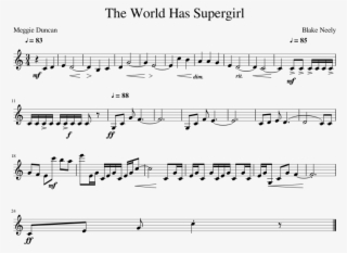 The World Has Supergirl Sheet Music Composed By Blake - Quartermaster Snarky Puppy Sheet Music Pdf #4823903