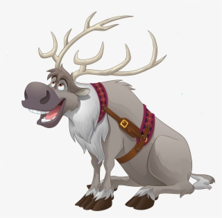Antler Clipart Sven - Samolepicí Dekorace Na Zeď Dk2303 Ledové Království #4824767
