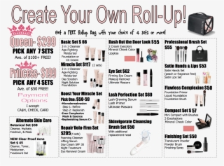 Mary Kay Closing Sheets - Kay Travel Roll Up Bag #4825796