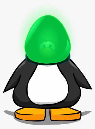 Green Lightbulb From A Player Card - Penguin With Top Hat #4825940