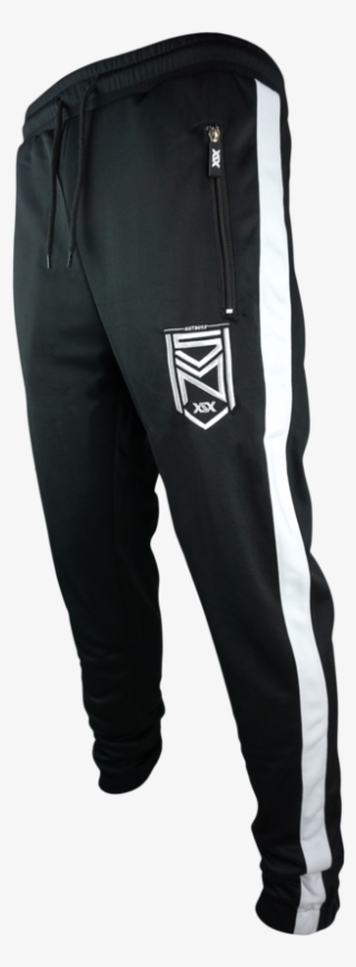 Crest Logo Black Tracksuit Bottoms - Crest #4826613