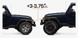 Lifted Jeep Png - Budget Boost Before And After - Free Transparent Png 