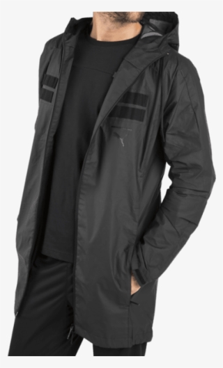 257300101101 Puma M Pacelab Hood Jacket Model01 Detail - Puma #4831487